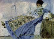 Madame Monet auf dem Divan Auguste renoir